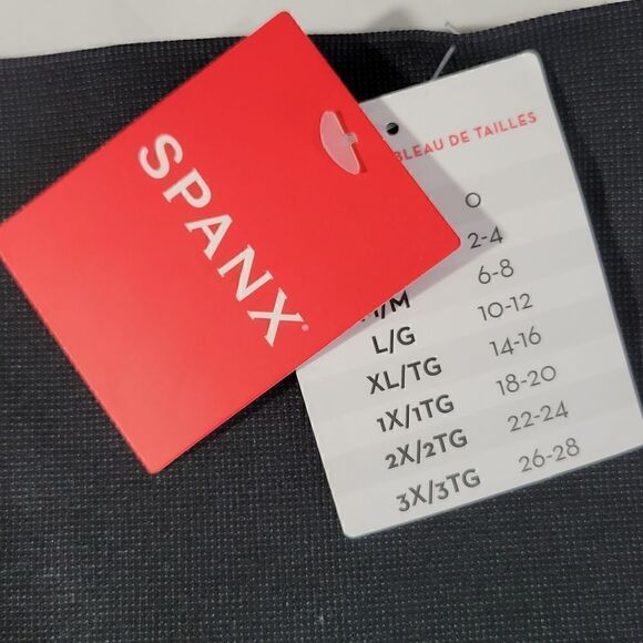 Spanx Seamless Moto Leggings Womens Medium (Sz 6-8) Very Black Shaping Ankle NEW - Picture 11 of 13